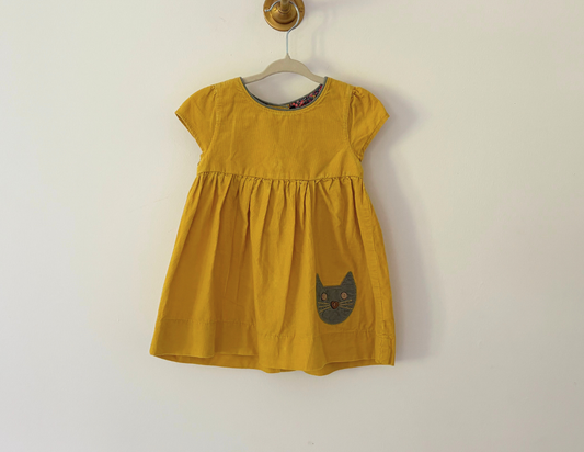 Next Mustard Corduroy Dress