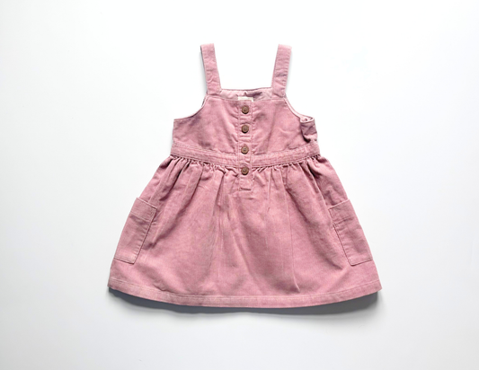 Next corduroy dungaree dress