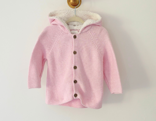 Next fleecy knitted jacket