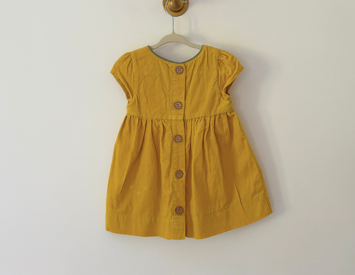 Next Mustard Corduroy Dress