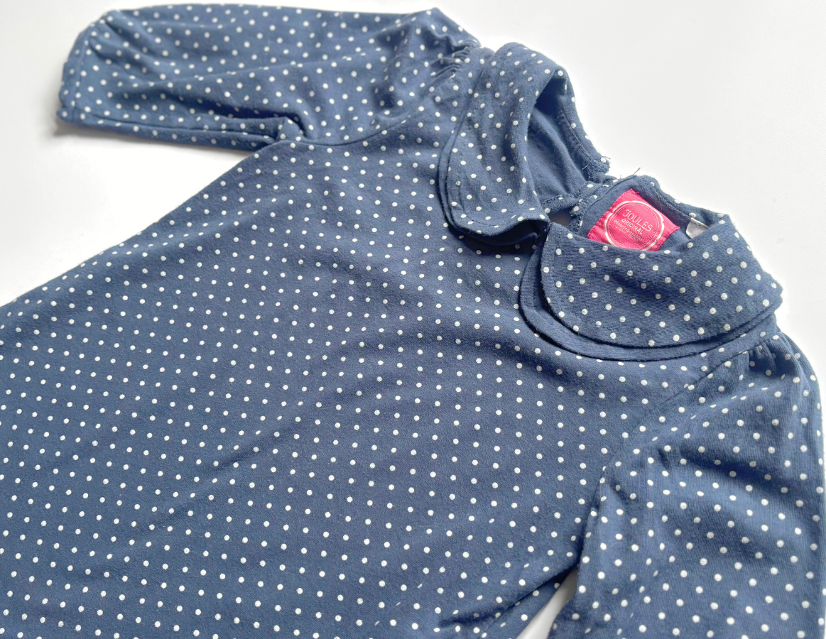 Joules girls collared spring long sleeve top