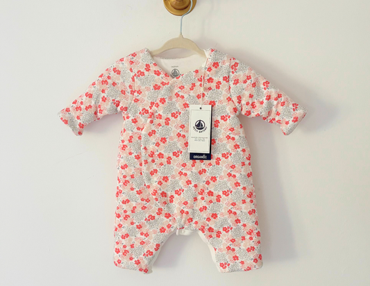 Petit Bateau Floral Pram suit - BRAND NEW