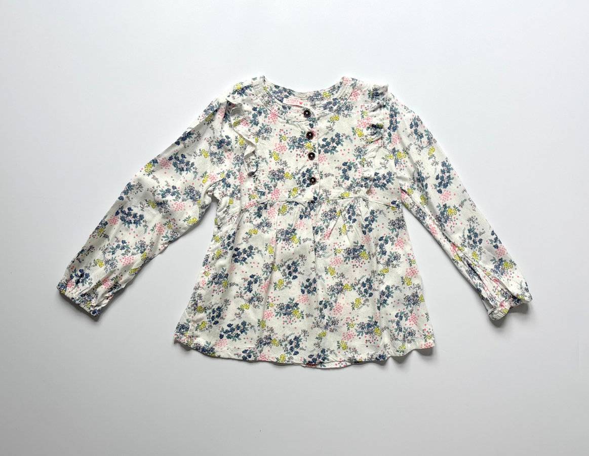 Fat Face girls spring/summer floral blouse