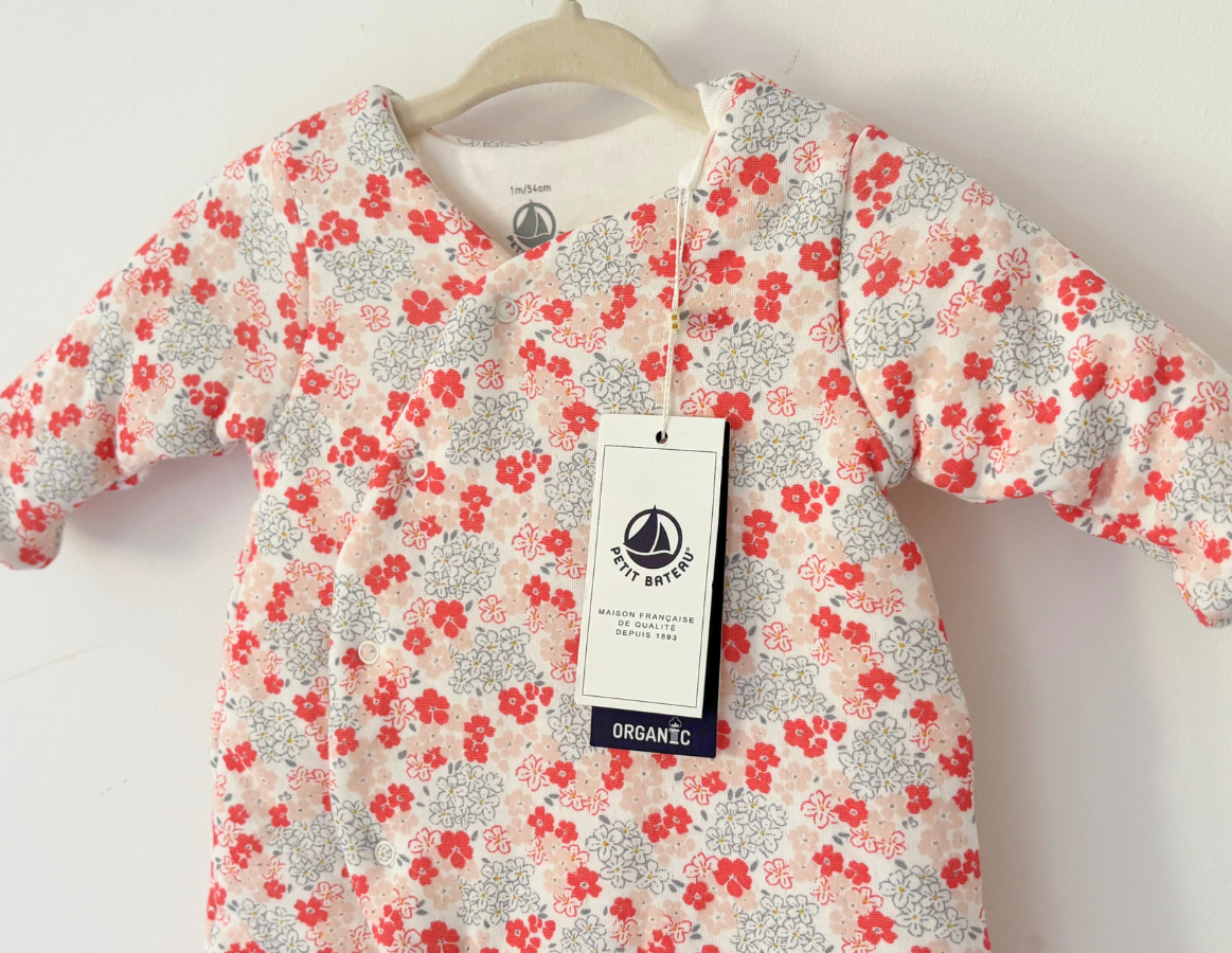 Petit Bateau Floral Pram suit - BRAND NEW