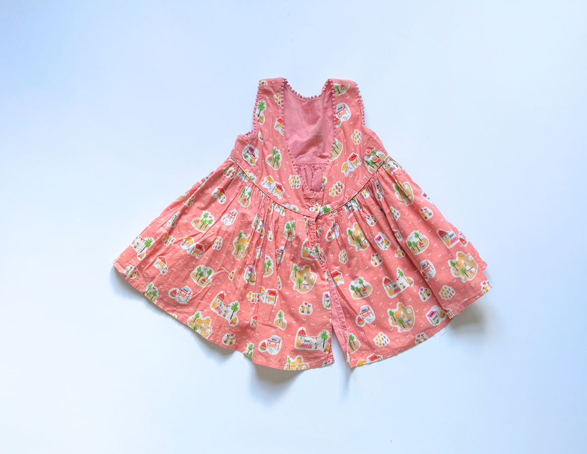 M&S holiday print summer dress