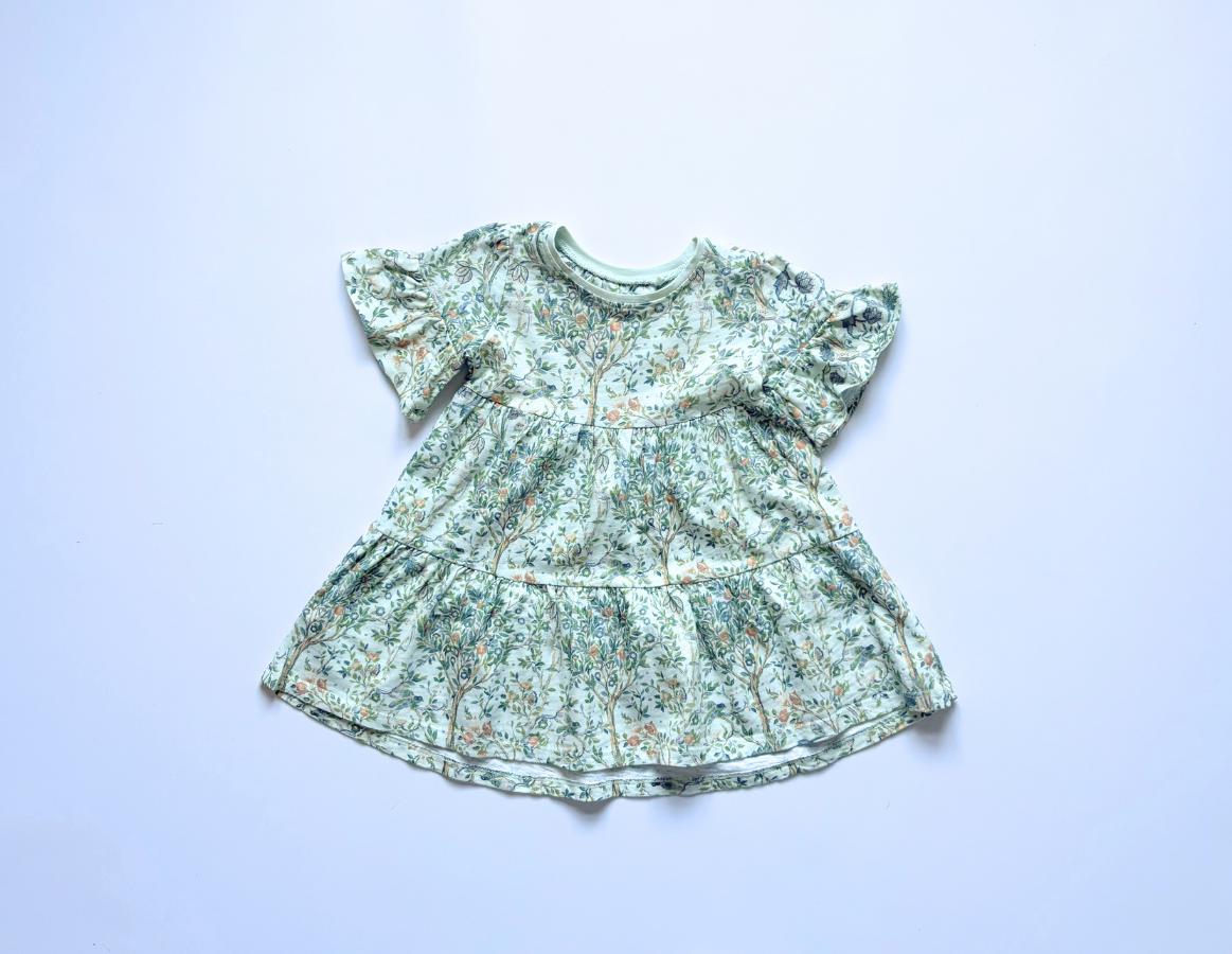 Next X William Morris floral print tiered dress