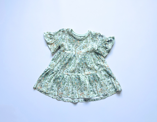 Next X William Morris floral print tiered dress