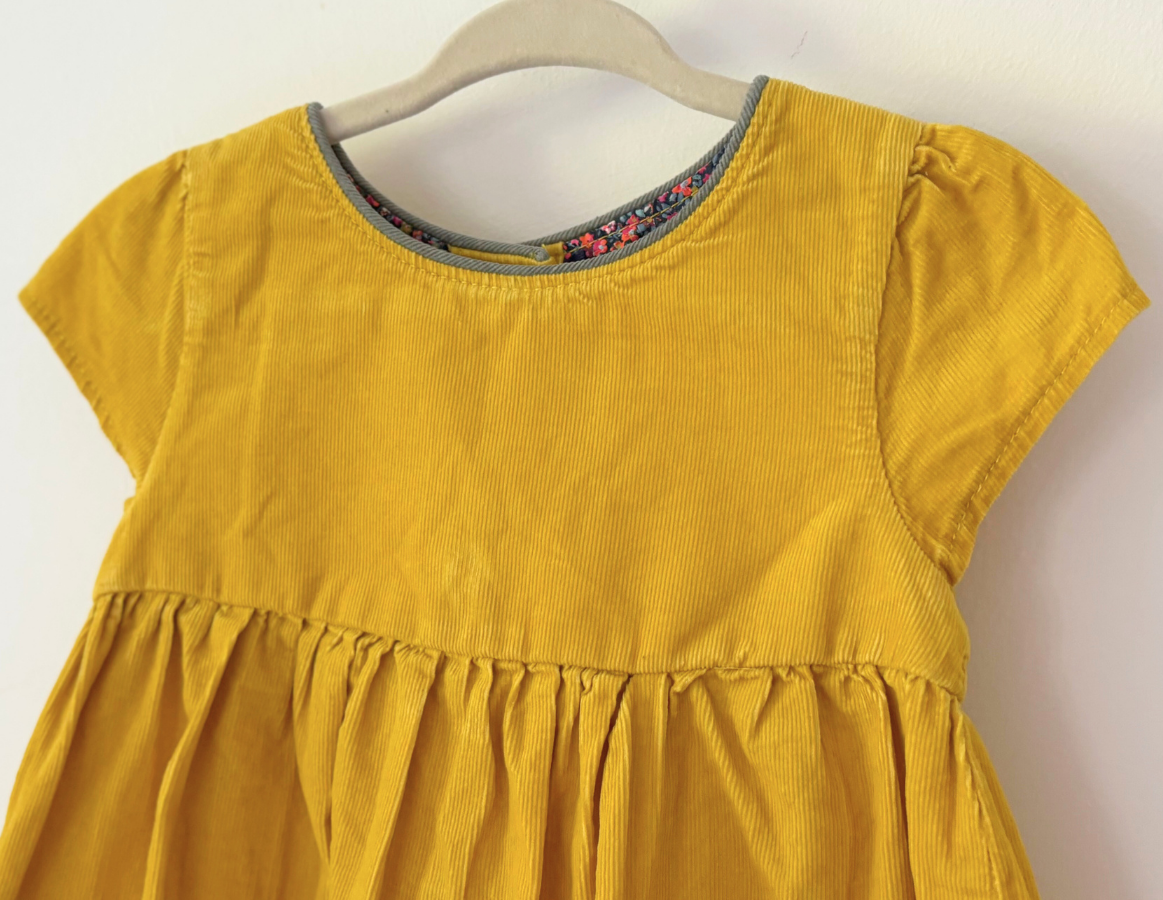 Next Mustard Corduroy Dress