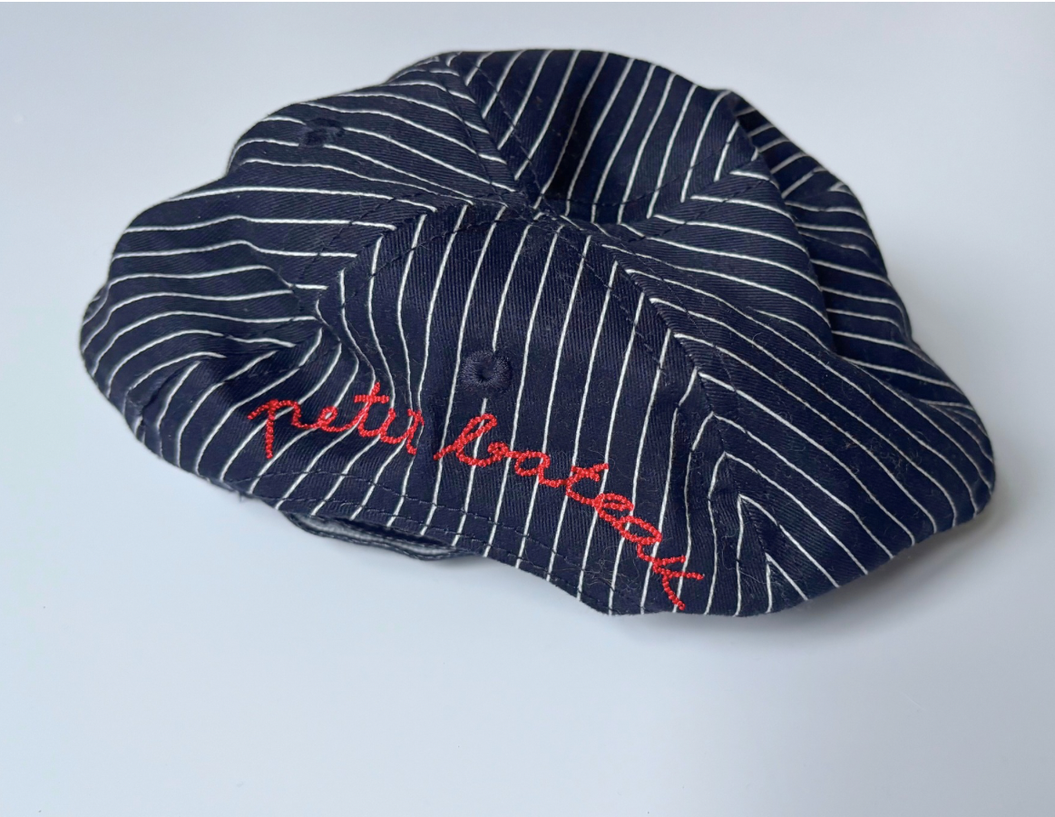 Petit Bateau Navy Pinstripe Cap