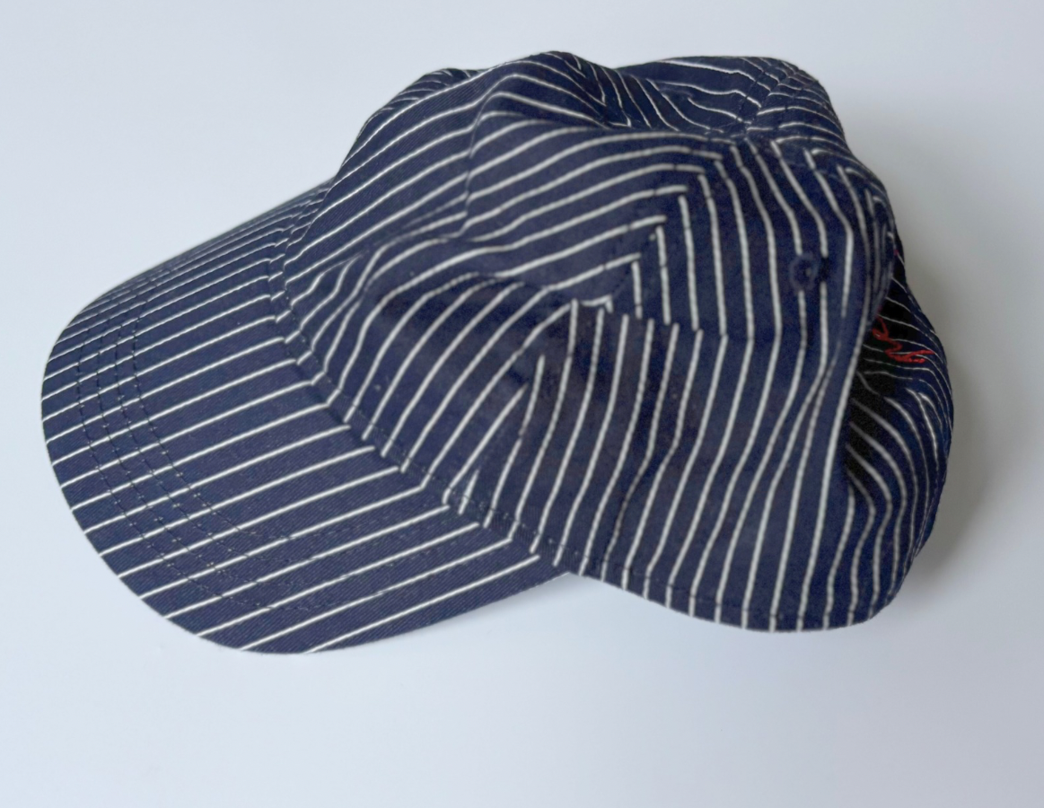 Petit Bateau Navy Pinstripe Cap