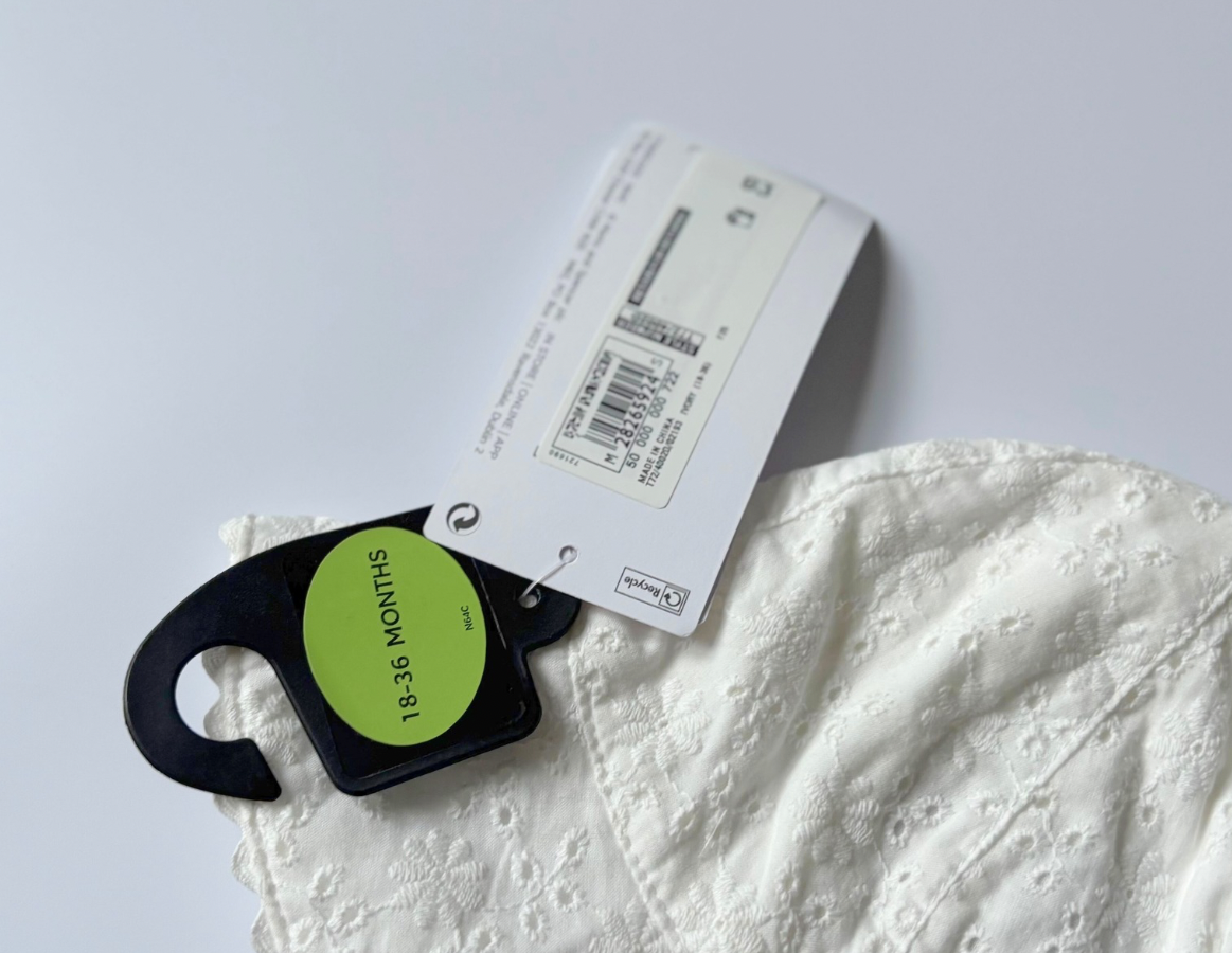 M&S White crochet sun hat - BRAND NEW