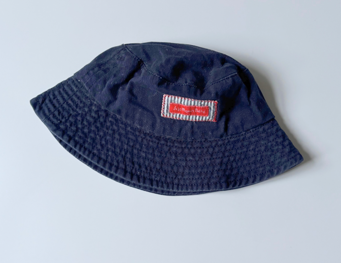 JoJo Maman Bebe Navy Cotton Sun Hat
