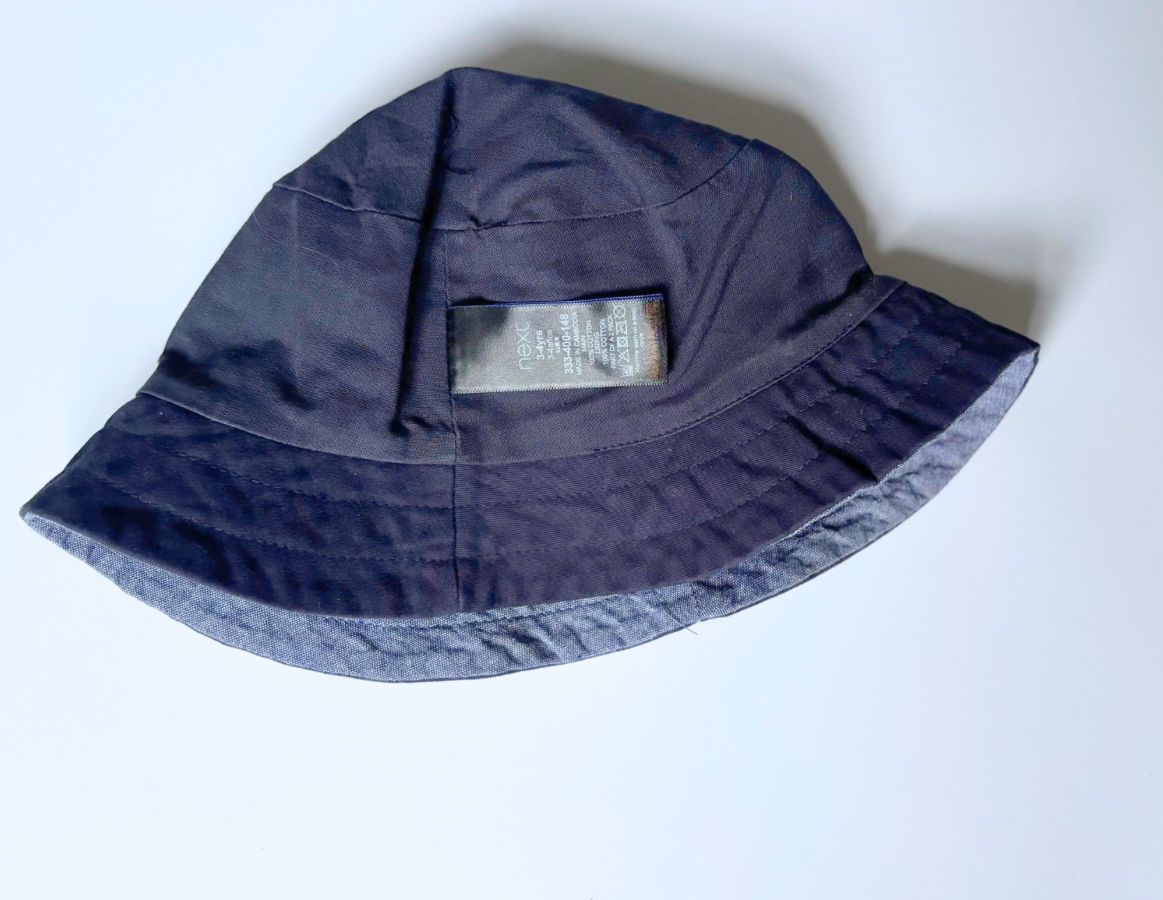 Next Denim & Navy Blue Reversible Sun Hat